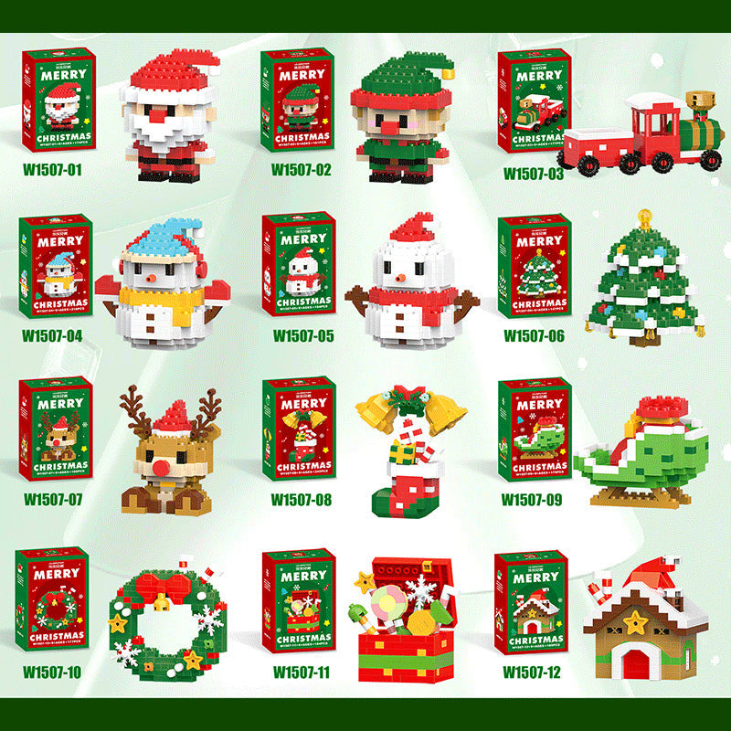 Novly™ Julesæt – Byg 12 kreative julefigurer