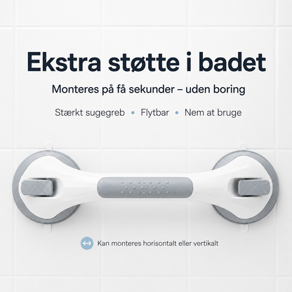 Novly Badegreb – Ekstra støtte i badet uden boring